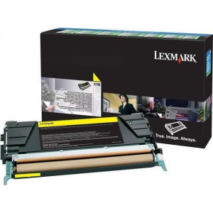 Cartus toner Lexmark X748H3YG, yellow, 10 k, X748de , X748de Statoil , X748de with total 5 years warranty , X748dte