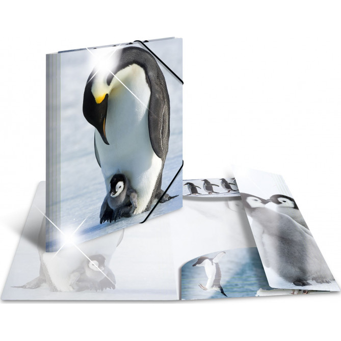 Herma Teczka A4 Glossy Pinguin