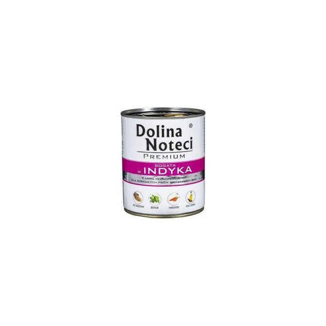 Dolina Noteci DOLINA NOTECI Premium bogata w indyka - mokra karma dla psa - 800g