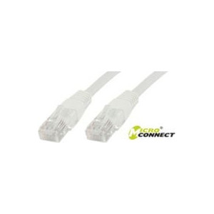 Cablu microconnect U / UTP CAT5e 3M Alb PVC (B-UTP503W)