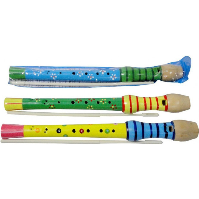 Flaut suedez de culoare din lemn