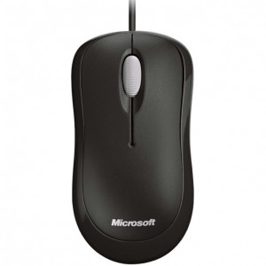 Mouse Microsoft Basic Optical Mouse P58-00057, Optic, USB, cu fir, 1000 DPI, 2 butoane, Negru