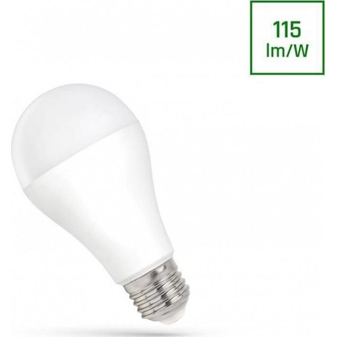 Spectrum LED LED GLS E-27 230V 20W PREMIUM WW A65 SPECTRUM unihimp- înseamnă că lumina LED este echipată cu un tip particular de mufă E-27 și este proiectat pentru o tensiune de 230V. Este un model de calitate superioară din gama Spectrum, care garan