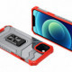 Hurtel Crystal Ring Case pancerne hybrydowe etui pokrowiec + magnetyczny uchwyt iPhone 13 czerwony