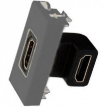 Socket Kontakt-Simon K45/2 HDMI gri grafit - K129B/14