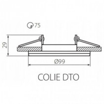 Downlight GR-Cola DTO fără 26744 titular