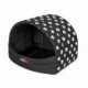 Drompter box doghouse Negru cu labele 55x43x38 cm