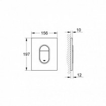 Arena Cosmopolitan WC crom (38844000)