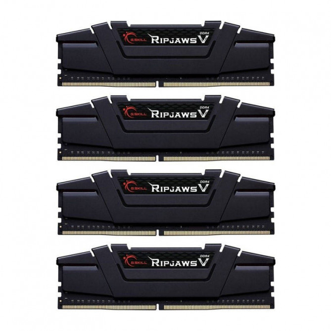 Memorie RAM G.Skill Ripjaws V, F4-3600C16Q-64GVKC, DDR4, 64 GB, 3600 MHz, CL16