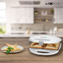 Sandwichmaker Clatronic ST3477, 750 W, Placi non-stick, Alb