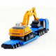 Transportor MAN agabaritic cu excavator