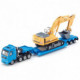 Transportor MAN agabaritic cu excavator