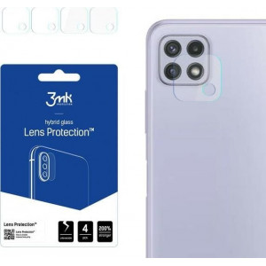 Set 4 X Folie Sticla Nano Glass 3mk Pentru Camera Samsung Galaxy A22 5g, Transparenta