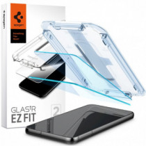 Spigen Spigen Glas.TR EZ Fit - Sticlă securizată 2 buc pentru Samsung Galaxy S23 (Clear)
