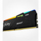 Memorie Kingston FURY Beast Black RGB 64GB(2x32GB) DDR5 PC5-41600 5200MHz CL40 KF552C40BBAK2-64