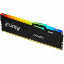 Memorie Kingston FURY Beast Black RGB 64GB(2x32GB) DDR5 PC5-41600 5200MHz CL40 KF552C40BBAK2-64