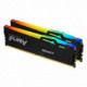 Memorie Kingston FURY Beast Black RGB 64GB(2x32GB) DDR5 PC5-41600 5200MHz CL40 KF552C40BBAK2-64