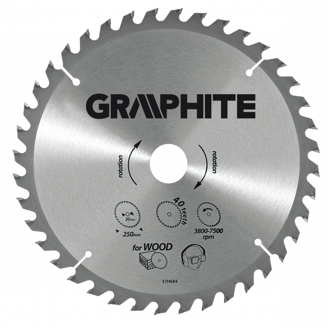 Graphite Tarcza do pilarki widiowa 165x30mm 24 zęby - 57H650