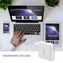 Încărcător Qoltec încărcător FAST 96W | 5-20V | 3-4,7A | USB-C PD | alb