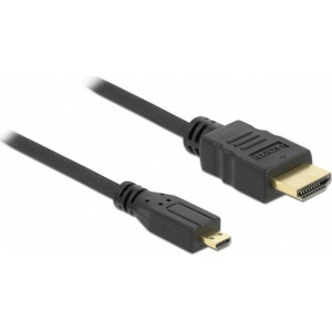 Cablu De Date Delock 82664 HDMI La Micro HDMI, 2 M, Negru