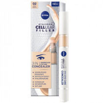 Corector de îngrijire a ochilor 02 Mediu 4 ml Nivea Hyaluron Cellular Filler 3În1