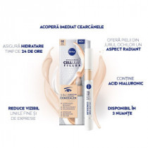 Corector de îngrijire a ochilor 02 Mediu 4 ml Nivea Hyaluron Cellular Filler 3În1