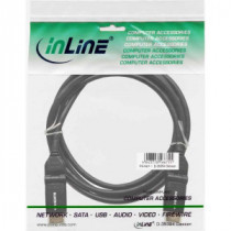 Cablu InLine, HDMI - HDMI, Negru