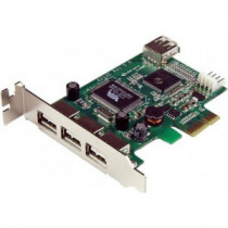 StarTech NIC StarTech 4 porturi PCIe la 3x USB 2.0