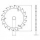 Am văzut 24 de 300x30mm. HM plăci și furaje limitatorului - HL30024