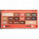 Paleta de farduri Makeup Revolution I Heart Makeup Palette Chocolate, Chocolate and Peaches