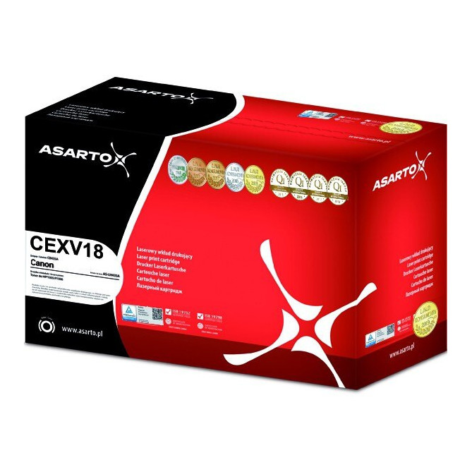 Toner Asarto do Canon IR 1018 C-EXV18 | 8,4 tys. | black