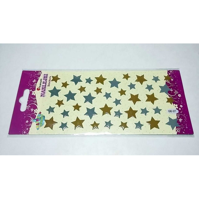 Autocolante decorative Titanium Star 10x22