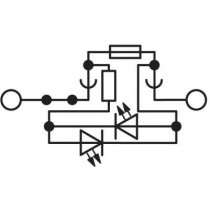 Șina conector condensat 5x20 cu două fire 0,14-6mm2 UT HESILED 4-24 (3046090)