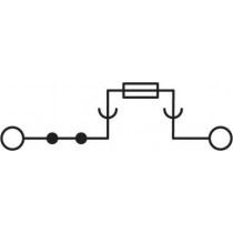 Fitilul conector șină 5x20 6.3a 2 fire 4mm2 UT 4-HESI (3046032)