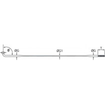 Spite DB474 2.0-1.5-2.0 din oțel inoxidabil 272mm 36pcs negru.