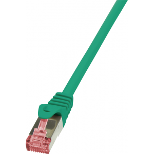 Cablu S/FTP LOGILINK Cat6, LSZH, cupru, 2 m, verde, AWG27, dublu ecranat CQ2055S