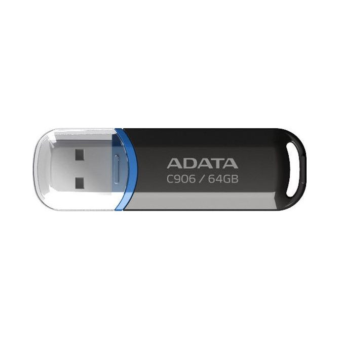 Memorie USB ADATA C906, 64GB, USB 2.0, Negru