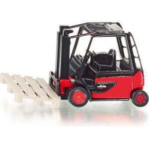 Stivuitor Forklift Truck, Plastic, Rosu / Negru, 3+ ani