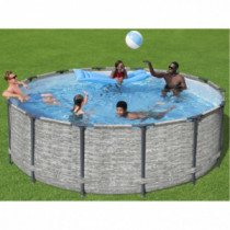 Piscina Bestway 93331 Power Steel, 427x122 cm