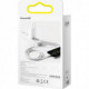 Cablu de incarcare a datelor Baseus Superior Series, USB catre Micro 2A, 2m, alb, CAMYS-A02