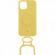 Husă Just Elegance Just Elegance PopGrip Apple iPhone 12/12 Pro galben/labă de iepure 30089