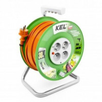 reel extensie STANDARD LINE 30m H05VV-F 3x1.5 4xGS 16A negru (W-97371)