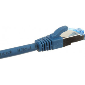 Cablu de corectie, InLine®, S/FTP PiMF Cat.6A, 500 MHz, 3 m, Albastru