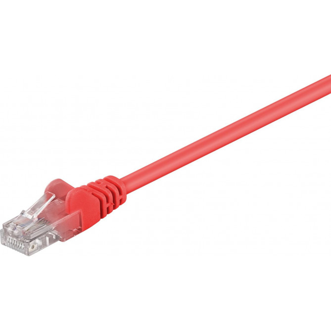 Cablu goobay Cablu patch Crossover U / UTP cat. 5e CCA 5m rosu (68379)
