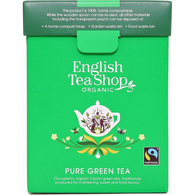 Ceai englezesc Magazin de ceainic englezesc, ceai liber, ceai verde pur, 80 g