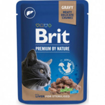 Brit BRIT CAT PREM.LIVER PENTRU HUSCUL STERILIZAT 100G 111832 453