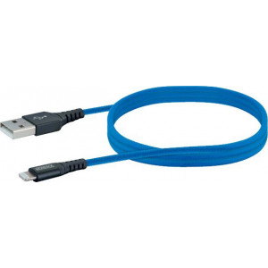 Schwaiger USB-A - Cablu USB Lightning 1,2 m albastru (LPRO440501)