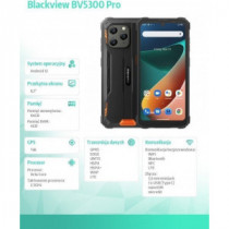 Smartphone Blackview BV5300 Pro 4/64GB negru și portocaliu (BV5300PRO-OE/BV)